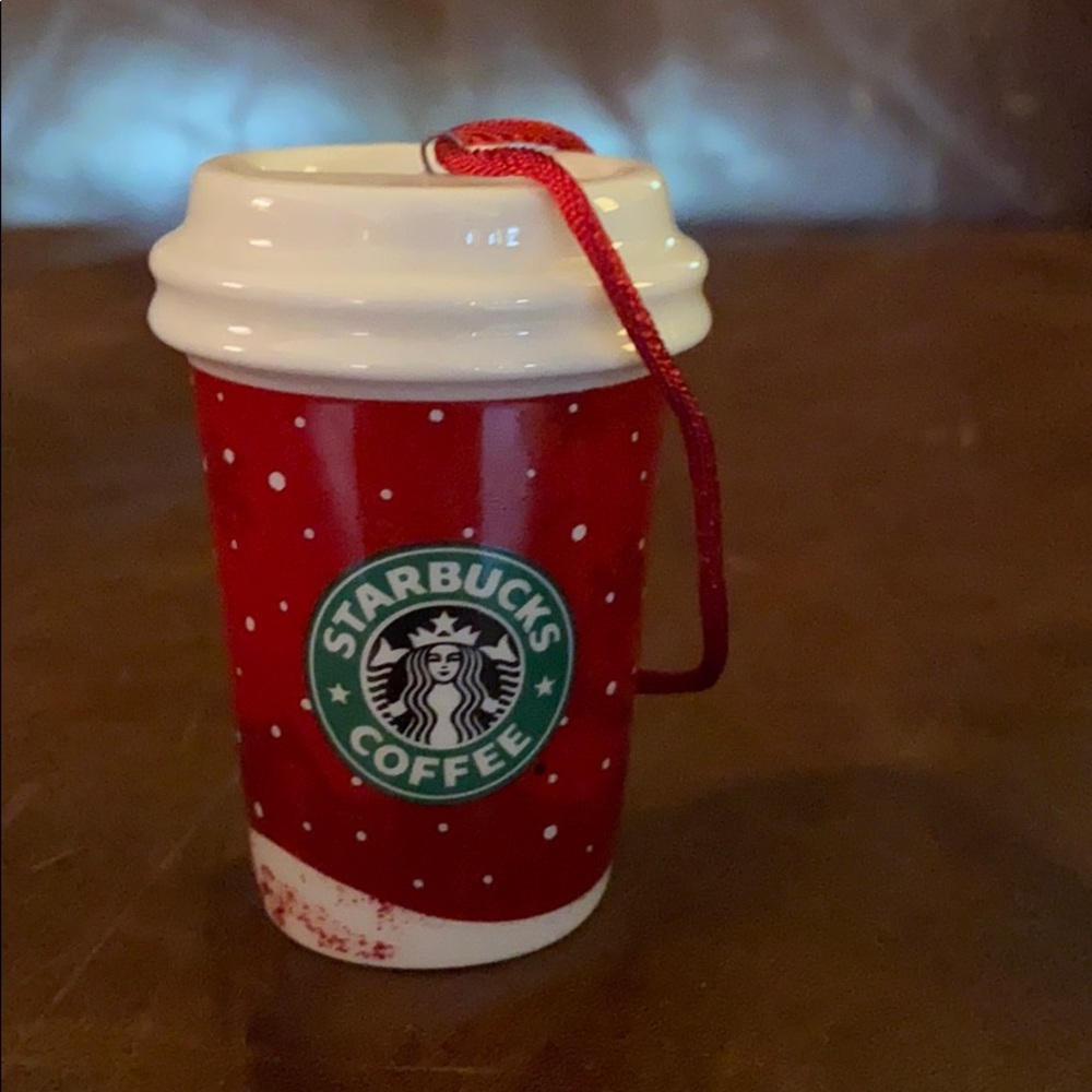 Starbucks mini coffee ornament (2007)